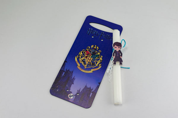 Πασχαλινή Λαμπάδα Harry Potter με Ξύλινη Πλάτη
