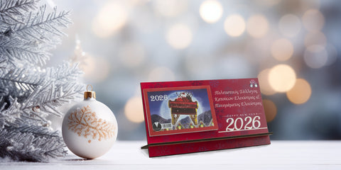 Ξύλινα Ημερολόγια για Συλλόγους και Σχολεία