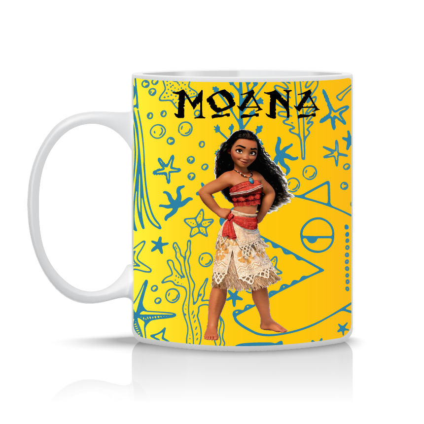 Παιδική κούπα Moana με όνομα παιδιού – προσωποποιημένο δώρο για κορίτσι
