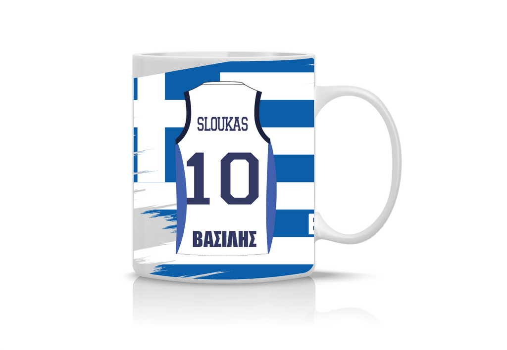 Συλλεκτική κούπα Εθνικής Ελλάδας EuroBasket 2025 με τον Κώστα Σλούκα