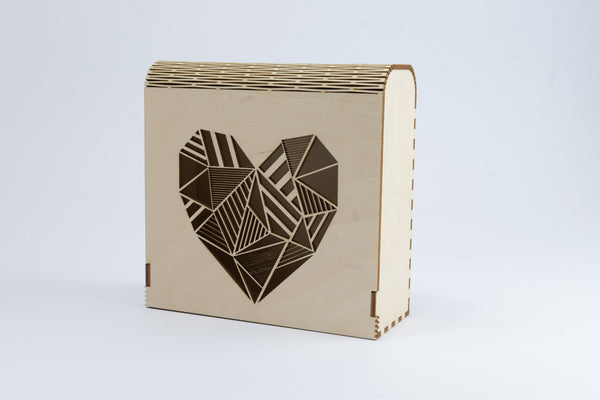 Τετράγωνο Κουτί Ευχών "Love"