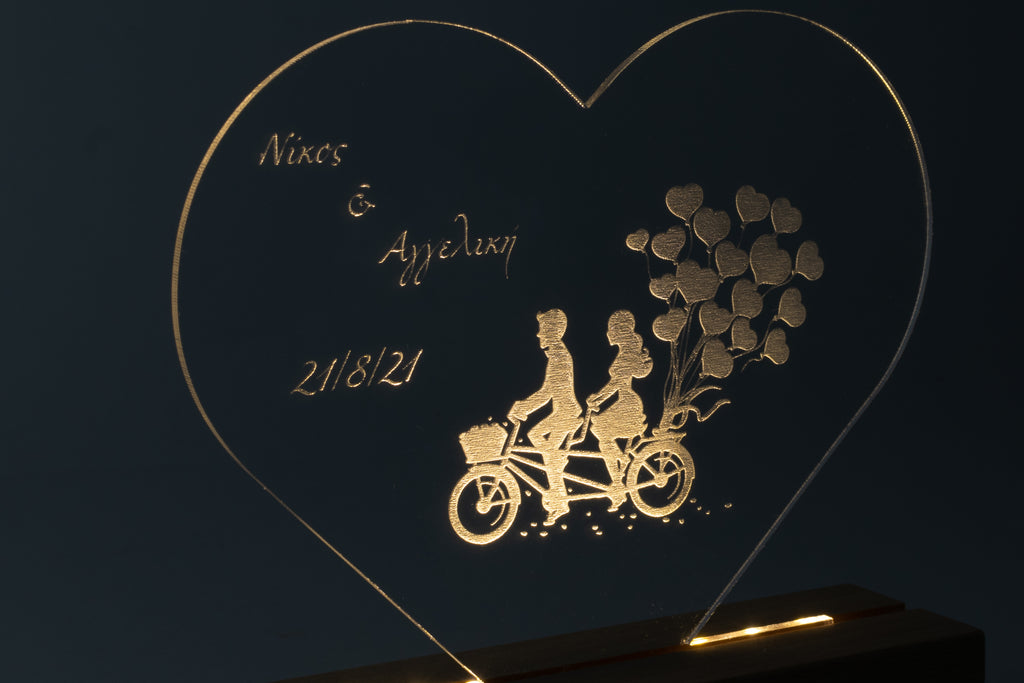 Φωτιστικό Led ''Couple on Bicycle '' Val3