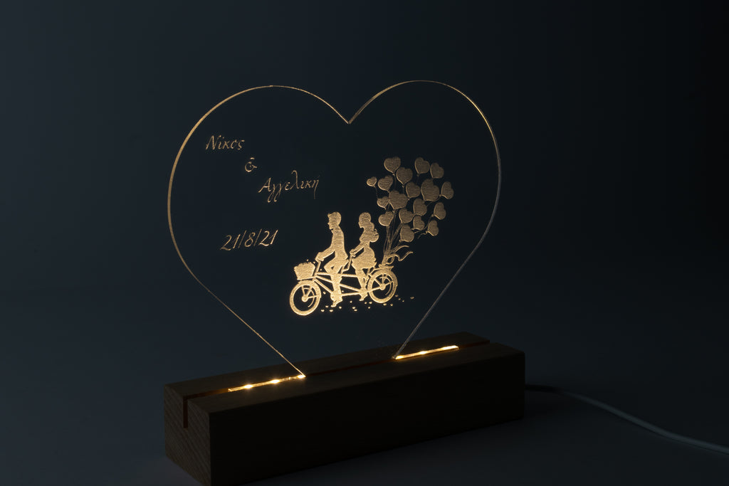 Φωτιστικό Led ''Couple on Bicycle '' Val3