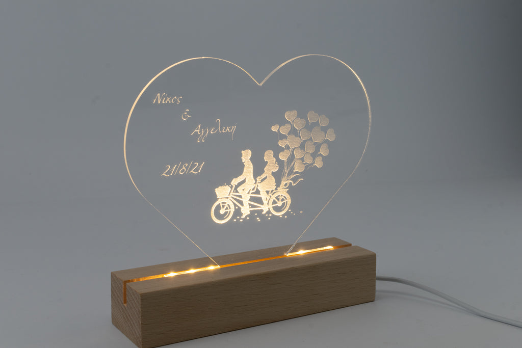 Φωτιστικό Led ''Couple on Bicycle '' Val3
