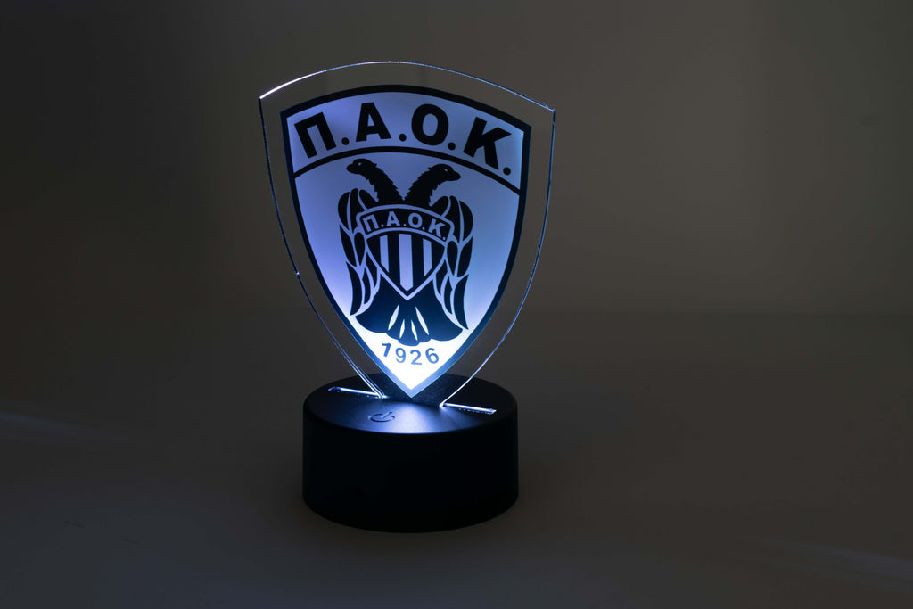 Φωτιστικό RGB Led ''ΠΑΟΚ''