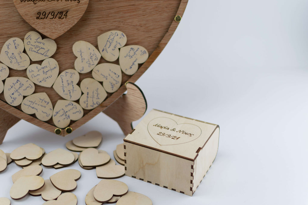 Ξύλινο Ευχολόγιο ¨Καρδιά¨