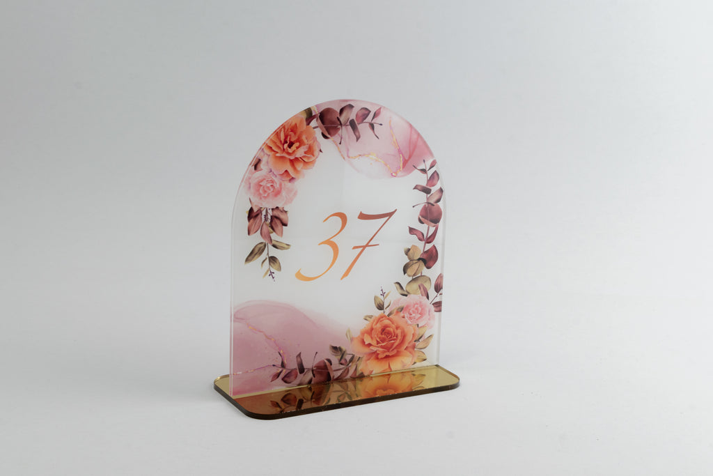 Ταμπελάκια Αρίθμησης Τραπεζιών για Γάμους -ΤΝ02