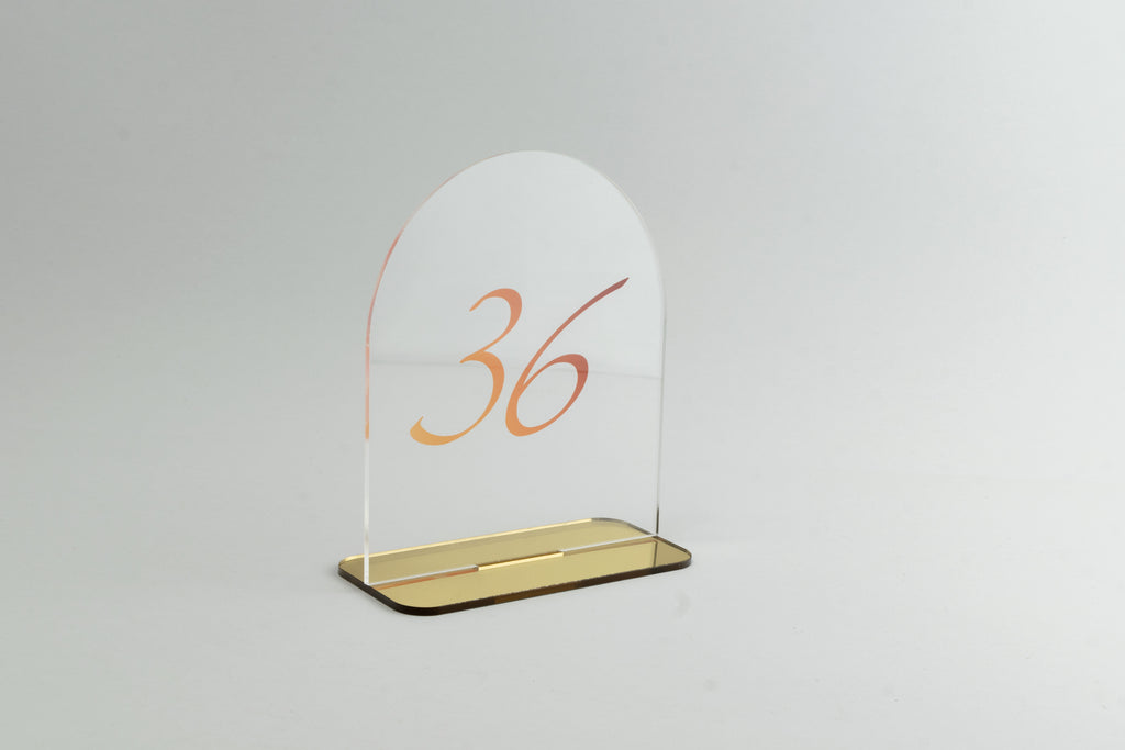 Ταμπελάκια Αρίθμησης Τραπεζιών για Γάμους -ΤΝ01