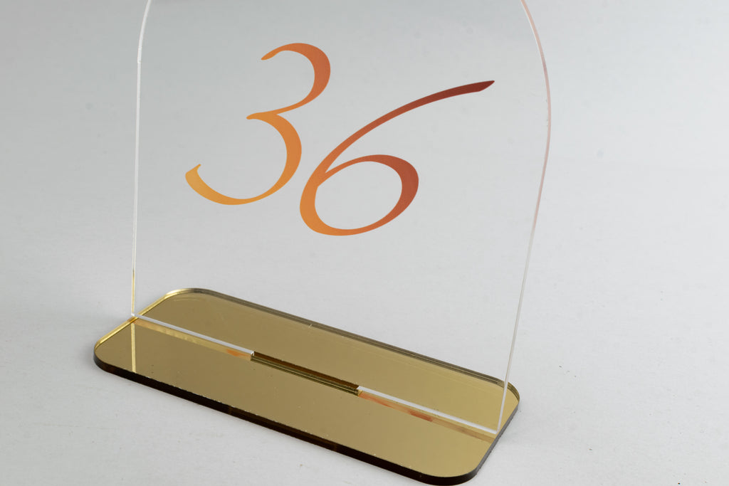 Ταμπελάκια Αρίθμησης Τραπεζιών για Γάμους -ΤΝ01