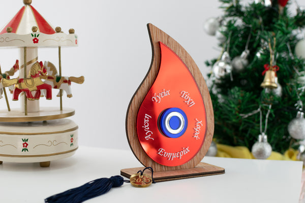 Επιτραπέζιο Χριστουγεννιάτικο Γούρι  ''Σταγόνα'' CHG-32