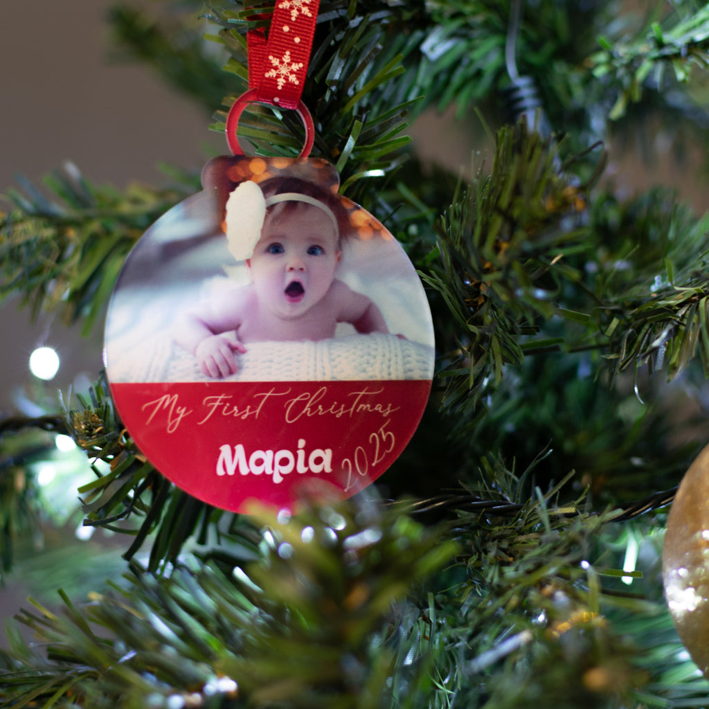 Χριστουγεννιάτικο Στολίδι με Φωτογραφία
