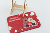 Ξύλινο Kαδράκι "I Love U Beary Much" Val-4