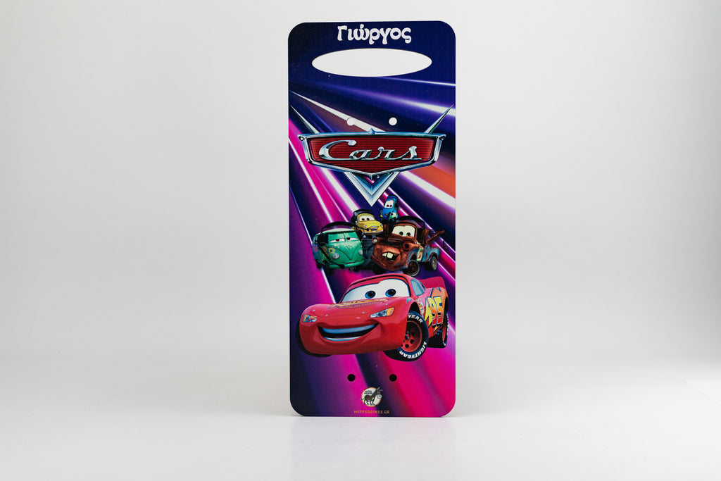 Πασχαλινή Λαμπάδα Lightning McQueen με Ξύλινη Πλάτη