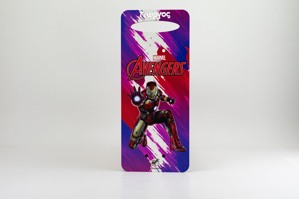 Πασχαλινή Λαμπάδα Iron Man με Ξύλινη Πλάτη