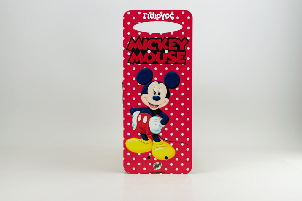 Πασχαλινή Λαμπάδα Mickey Mouse με Ξύλινη Πλάτη