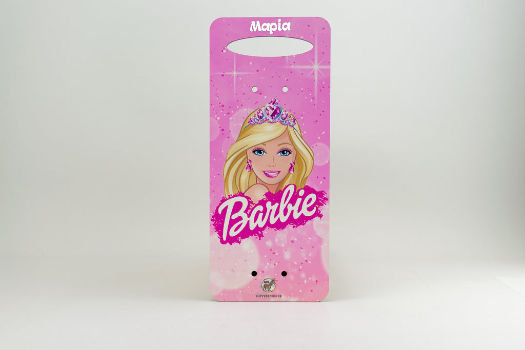 Πασχαλινή Λαμπάδα Barbie με Ξύλινη Πλάτη