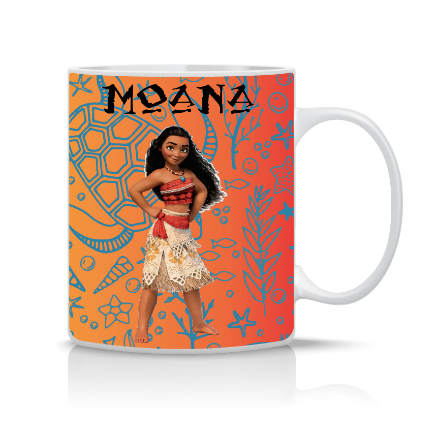 Παιδική κούπα Moana με όνομα παιδιού – προσωποποιημένο δώρο για κορίτσι