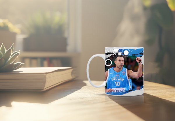 Συλλεκτική κούπα Εθνικής Ελλάδας EuroBasket 2025 με τον Κώστα Σλούκα