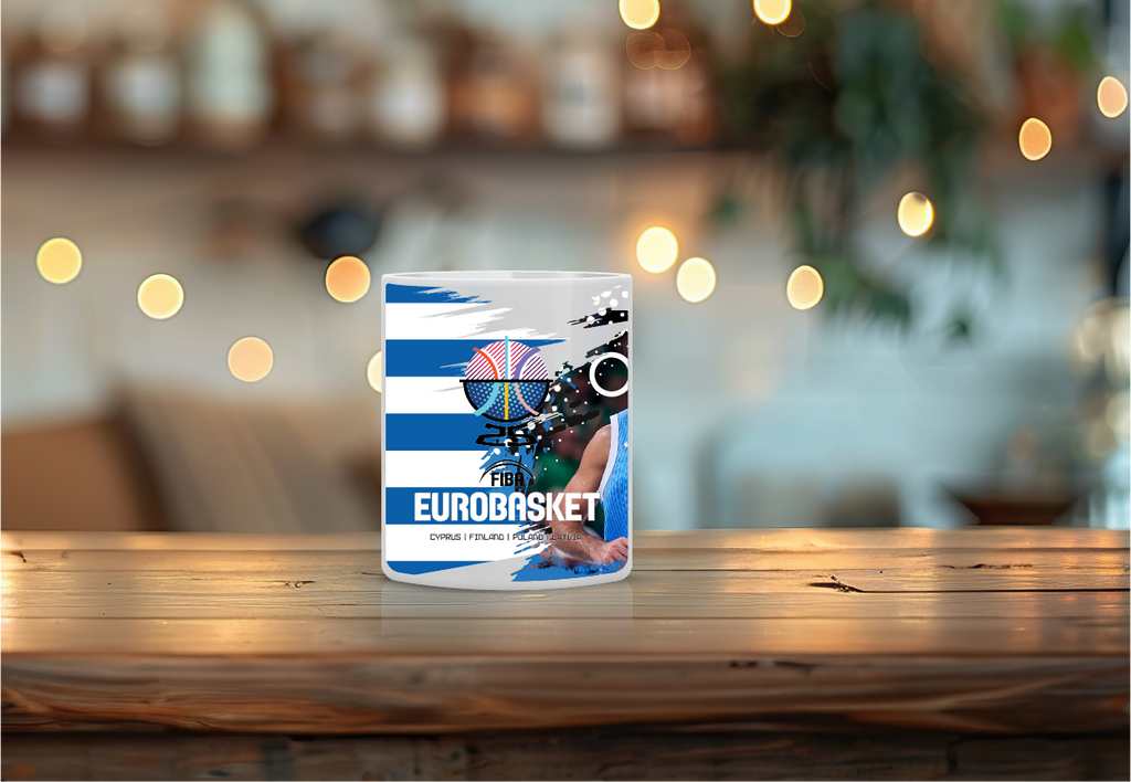 Συλλεκτική κούπα Εθνικής Ελλάδας EuroBasket 2025 με τον Κώστα Σλούκα