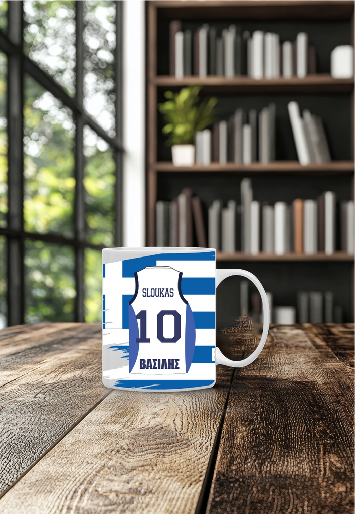 Συλλεκτική κούπα Εθνικής Ελλάδας EuroBasket 2025 με τον Κώστα Σλούκα