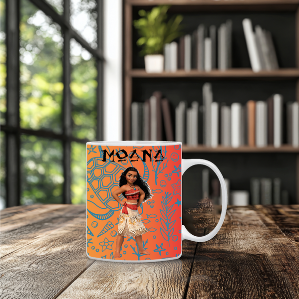 Παιδική κούπα Moana με όνομα παιδιού – προσωποποιημένο δώρο για κορίτσι