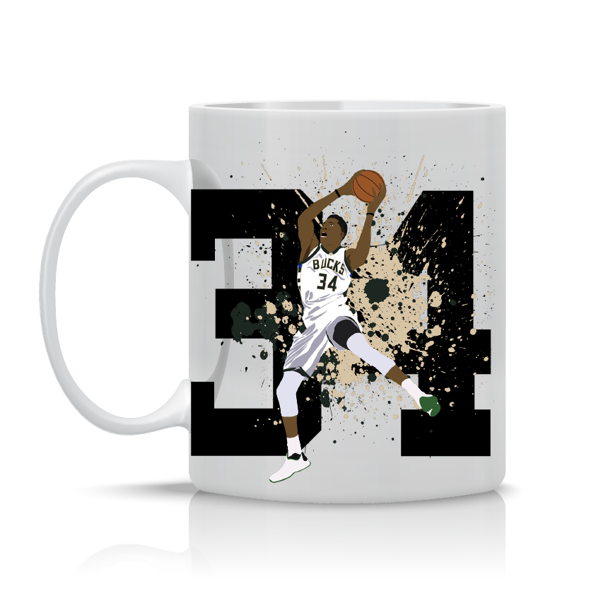 Προσωποποιημένη κούπα με τον Γιάννη Αντετοκούνμπο ("Greek Freak") και δυνατότητα προσθήκης ονόματος