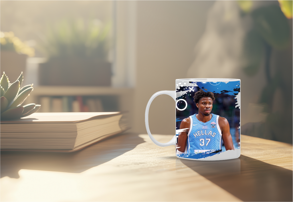 Συλλεκτική κούπα Εθνικής Ελλάδας EuroBasket 2025 με τον Κώστα Αντετοκούνμπο
