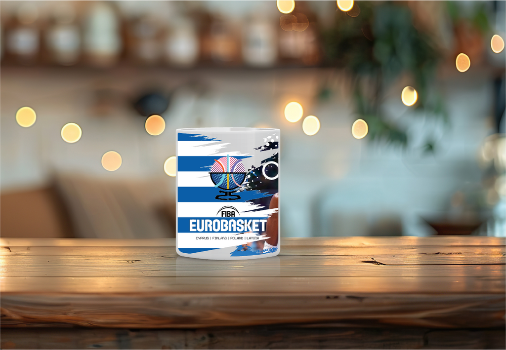 Συλλεκτική κούπα Εθνικής Ελλάδας EuroBasket 2025 με τον Κώστα Αντετοκούνμπο
