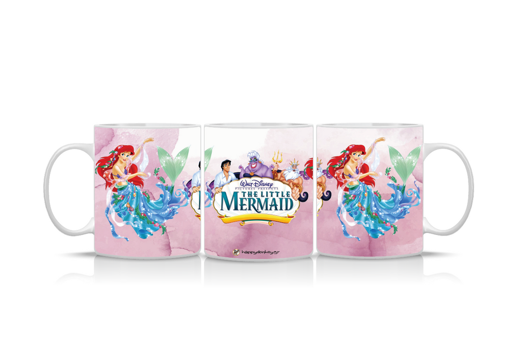 Παιδική κούπα Ariel με όνομα παιδιού – προσωποποιημένο δώρο μικρής γοργόνας