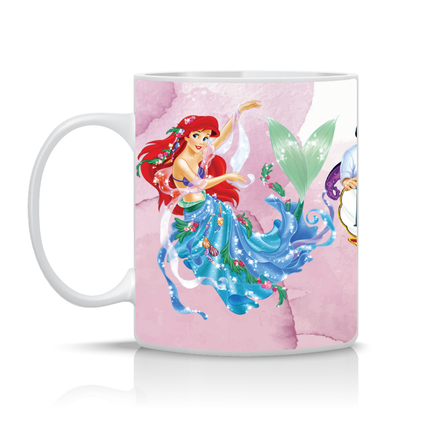 Παιδική κούπα Ariel με όνομα παιδιού – προσωποποιημένο δώρο μικρής γοργόνας