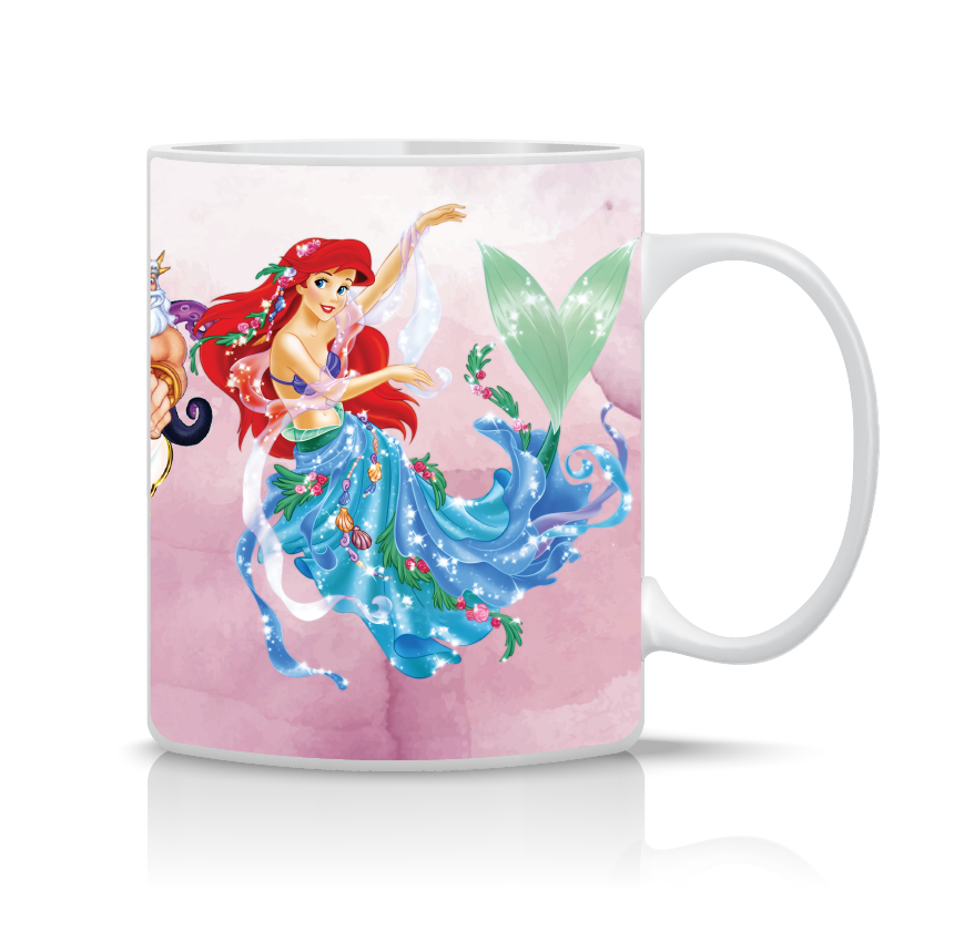 Παιδική κούπα Ariel με όνομα παιδιού – προσωποποιημένο δώρο μικρής γοργόνας