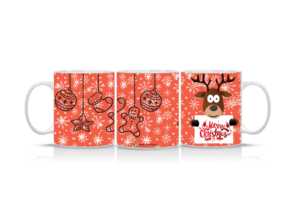 Χριστουγεννιάτικη κούπα Reindeer – Κούπα με ελαφάκι