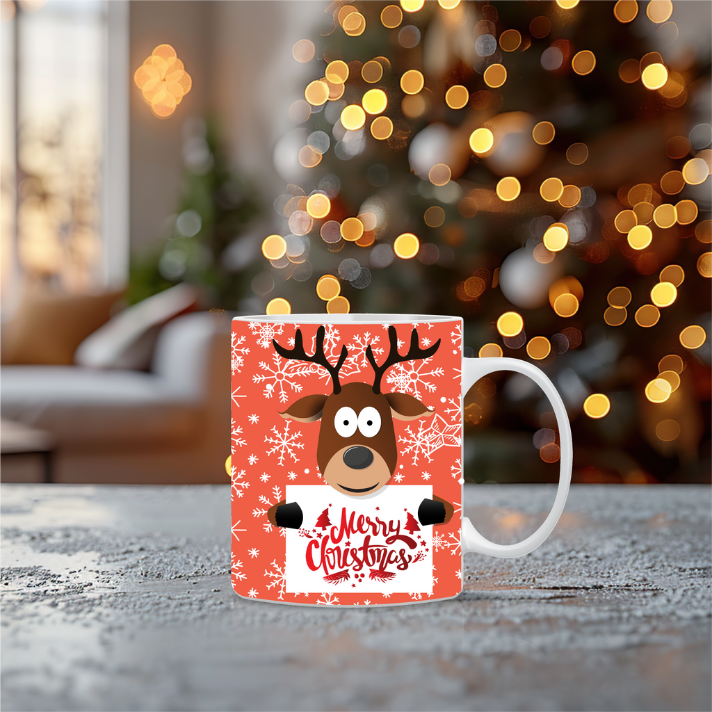 Χριστουγεννιάτικη κούπα Reindeer – Κούπα με ελαφάκι