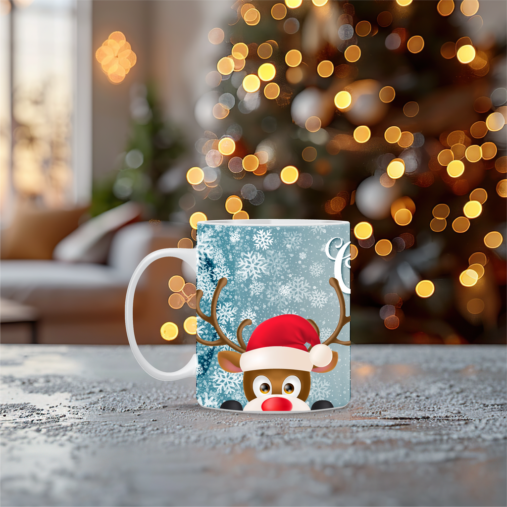 Χριστουγεννιάτικη κούπα Rudolph με σχέδιο ταράνδου – Ιδανική για δώρο Χριστουγέννων