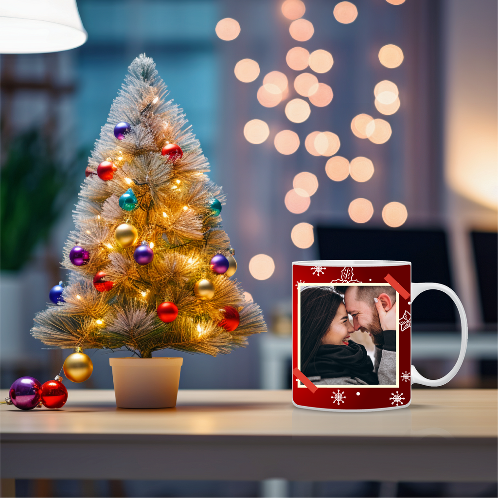 Προσωποποιημένη Χριστουγεννιάτικη κούπα με φωτογραφία – Ιδανικό δώρο
