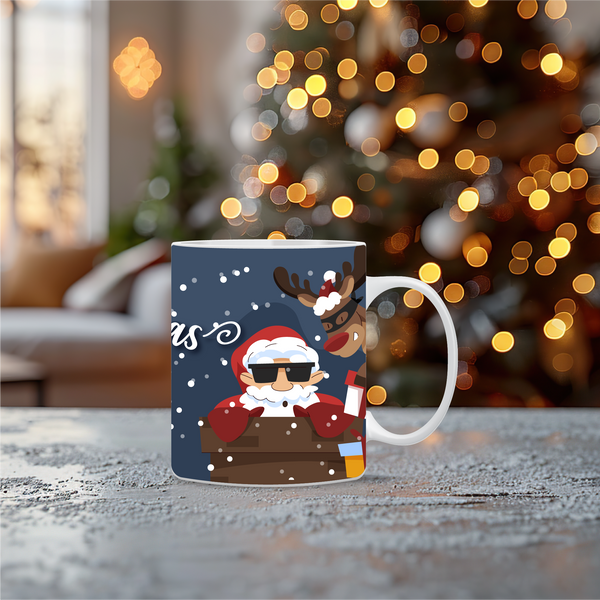 Χριστουγεννιάτικη κούπα Cool Santa – Γιορτινή κούπα με Άγιο Βασίλη