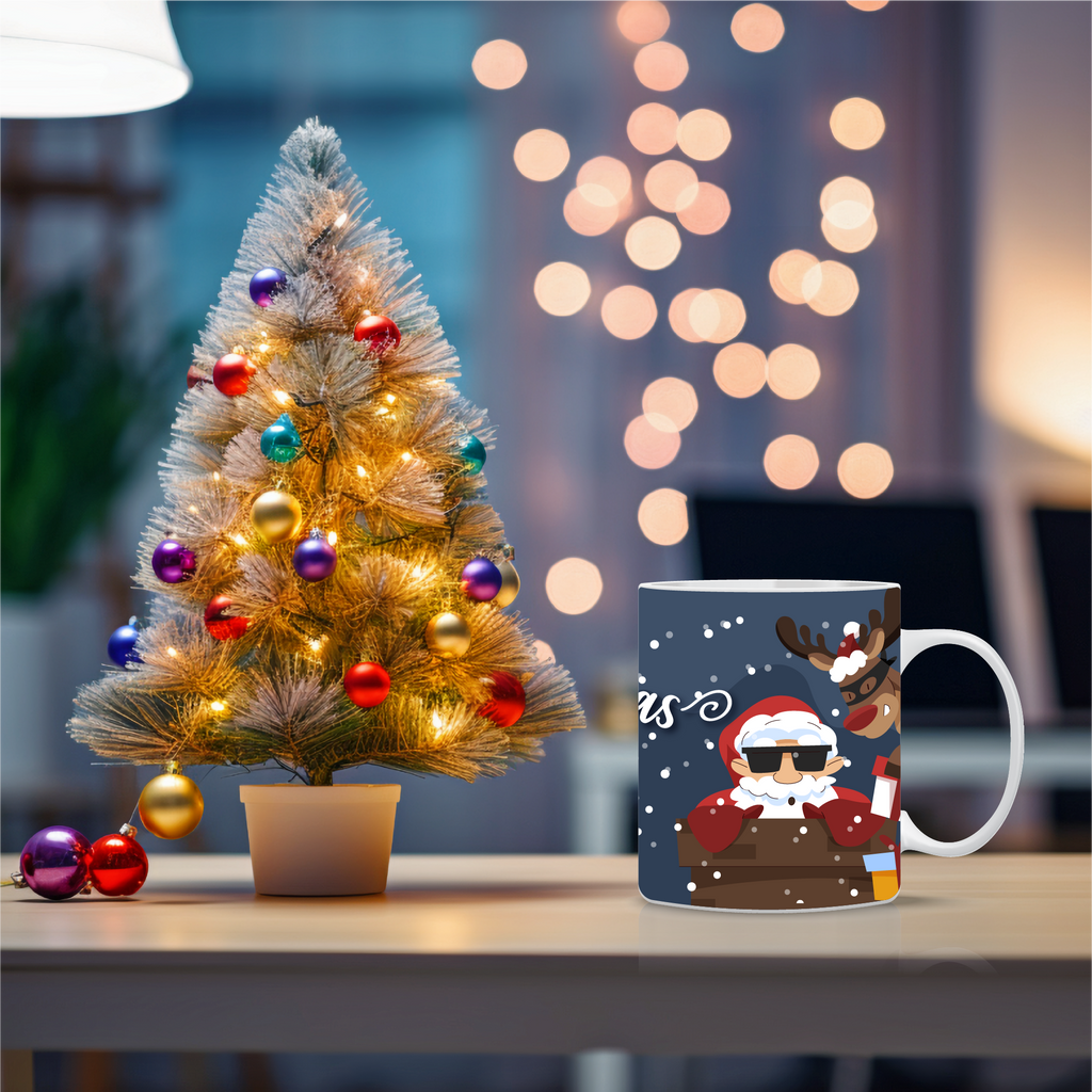 Χριστουγεννιάτικη κούπα Cool Santa – Γιορτινή κούπα με Άγιο Βασίλη