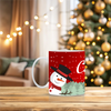 Χριστουγεννιάτικη κούπα Snowman & Reindeer – Κούπα με χιονάνθρωπο και ελαφάκι