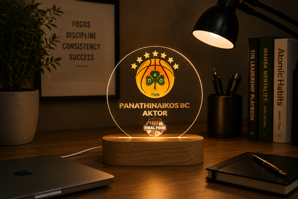 Φωτιστικό Led Παναθηναϊκός'' Euroleague Winners 2024''