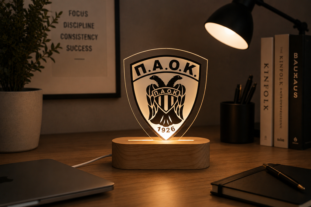 Φωτιστικό  Led ''ΠΑΟΚ''