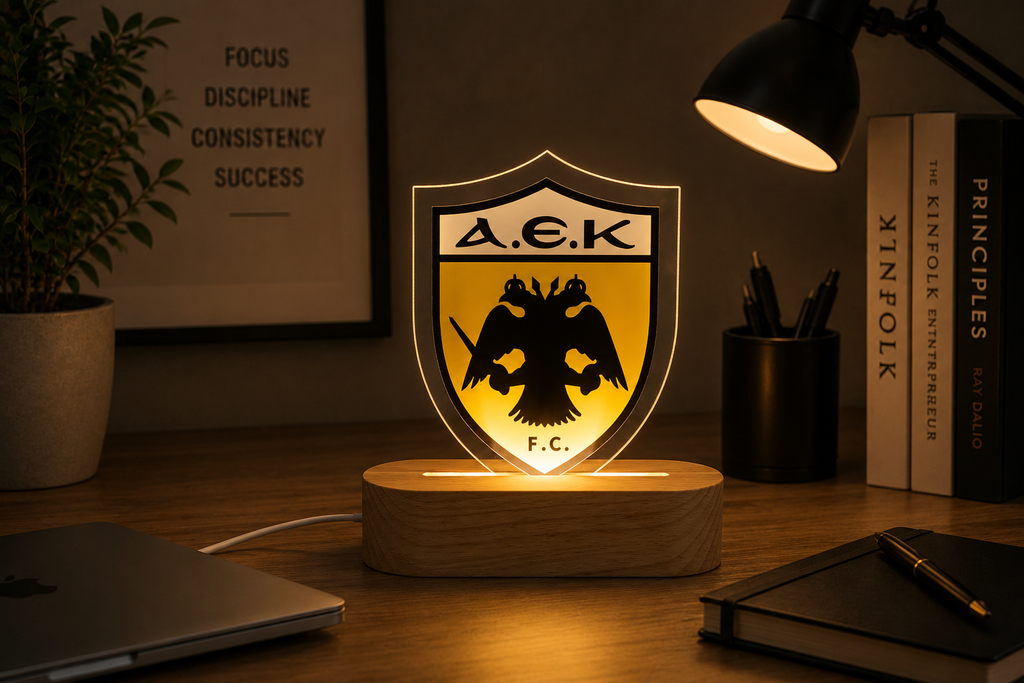 Φωτιστικό Led ''ΑΕΚ''