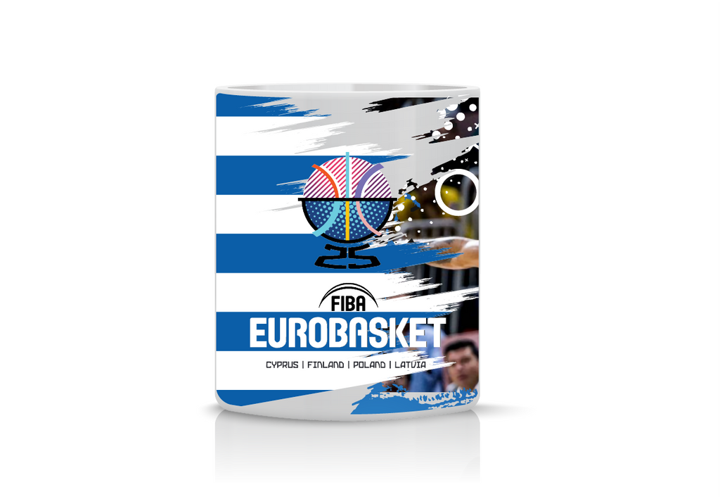 Συλλεκτική κούπα Εθνικής Ελλάδας EuroBasket 2025 με τον Τάιλερ Ντόρσεϊ
