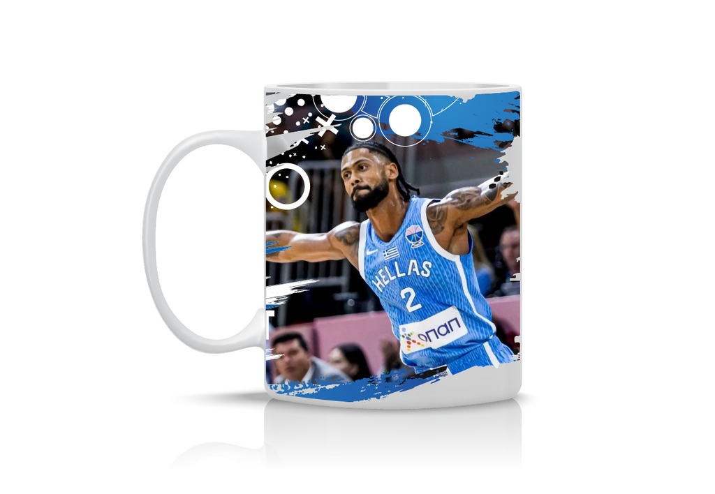 Συλλεκτική κούπα Εθνικής Ελλάδας EuroBasket 2025 με τον Τάιλερ Ντόρσεϊ
