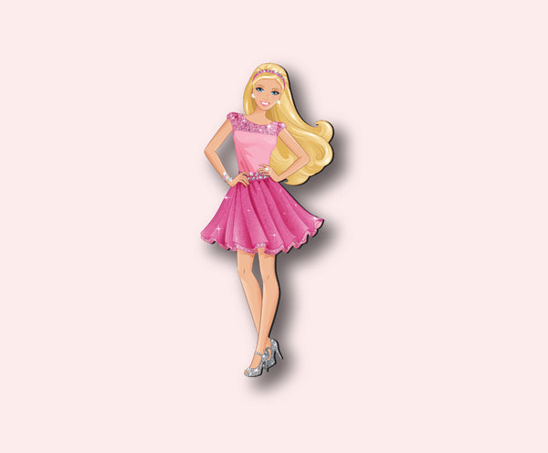 Ξύλινη Φιγούρα "Barbie" FIG-004