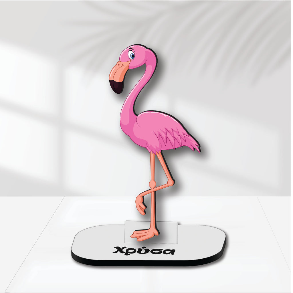 Ξύλινη Φιγούρα "Flamingo" FIG-015