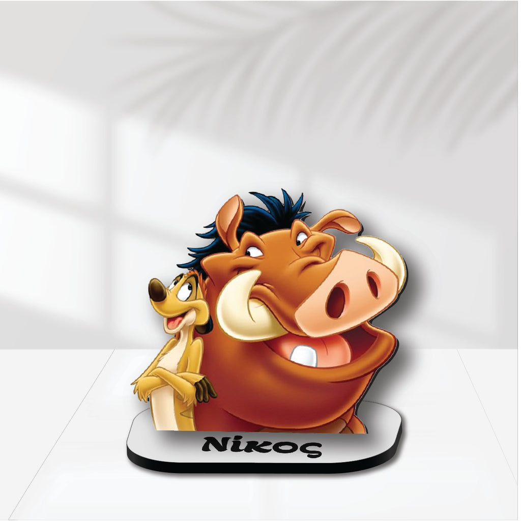 Ξύλινη Φιγούρα "Timon & Pumbaa" FIG-022