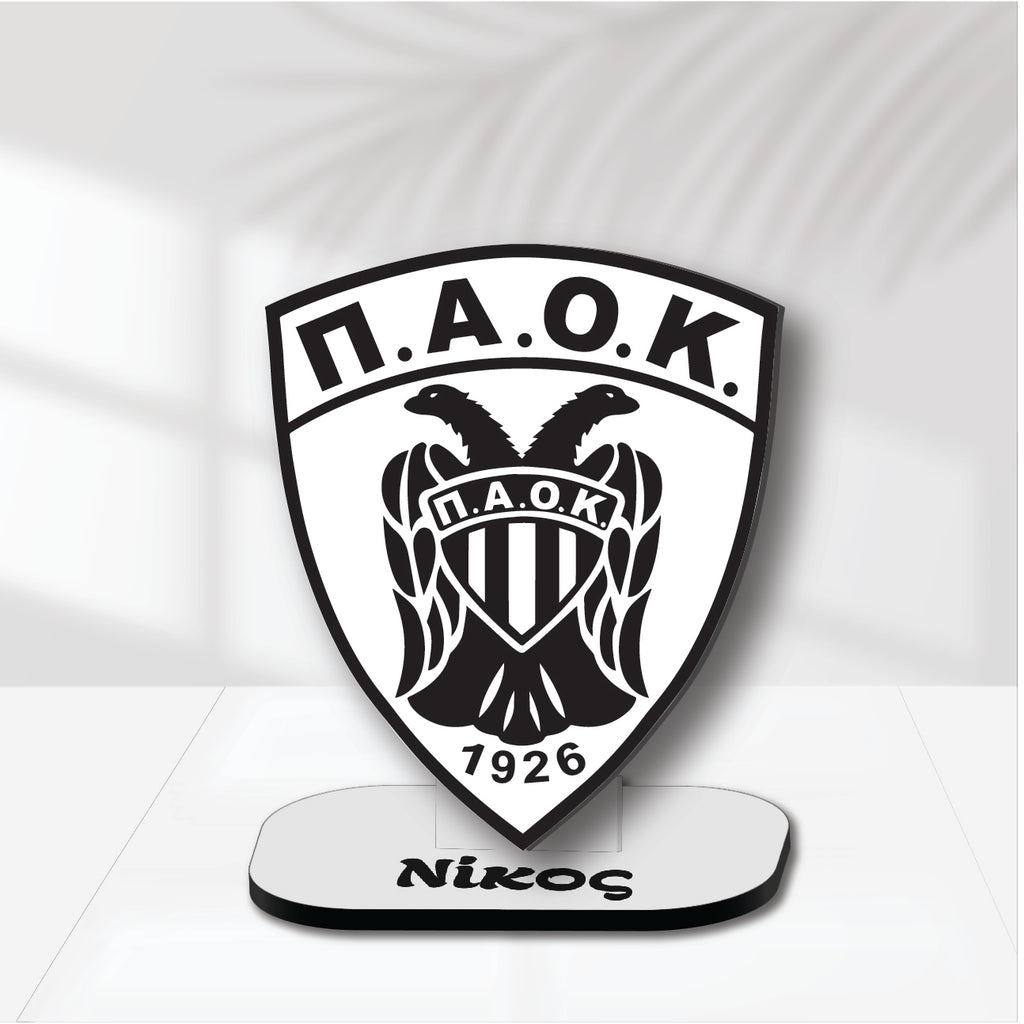 Ξύλινη Φιγούρα "ΠΑΟΚ" FIG-055