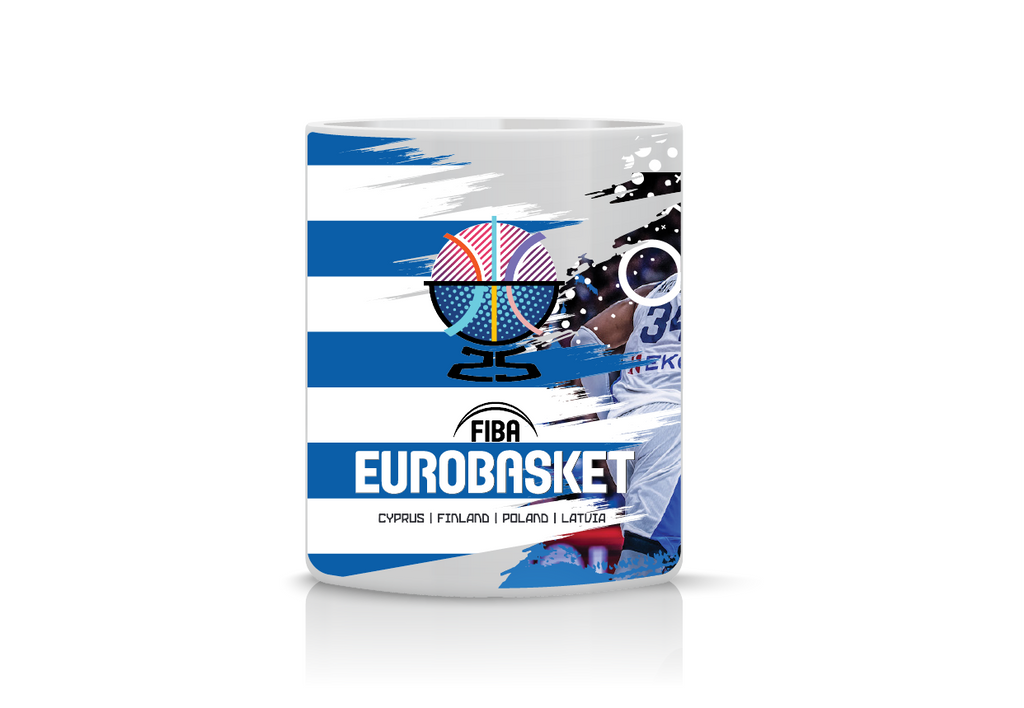 Συλλεκτική κούπα Εθνικής Ελλάδας EuroBasket 2025 με τον Γιάννη Αντετοκούνμπο (Greek Freak)