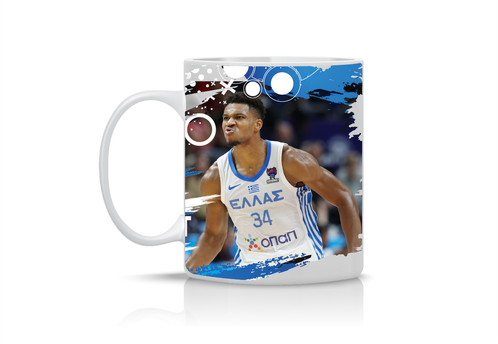 Συλλεκτική κούπα Εθνικής Ελλάδας EuroBasket 2025 με τον Γιάννη Αντετοκούνμπο (Greek Freak)