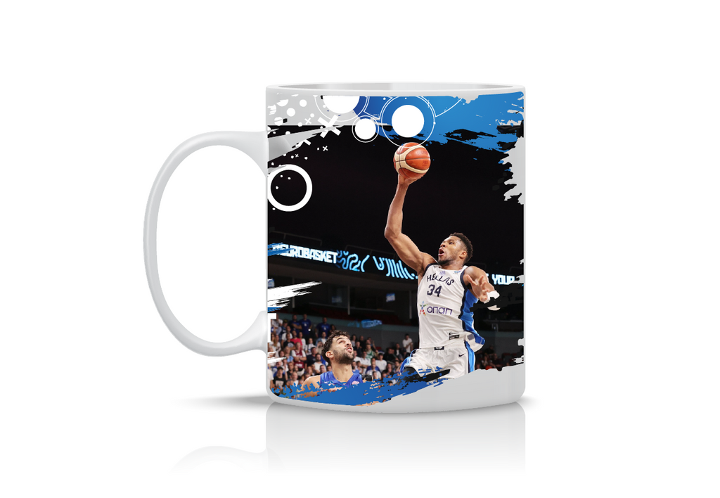 Συλλεκτική κούπα Εθνικής Ελλάδας EuroBasket 2025 με τον Γιάννη Αντετοκούνμπο (Greek Freak)